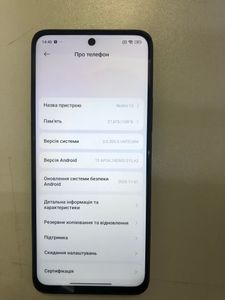 Б/в Мобільний телефон Xiaomi redmi 13 6/128gb 01-200820056