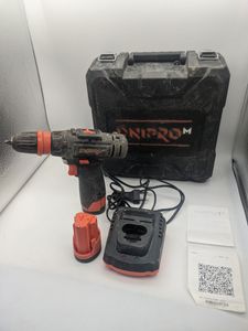 Б/в Шурупокрут Dnipro-M cd-12qx + 2 акб + зп 01-200828847