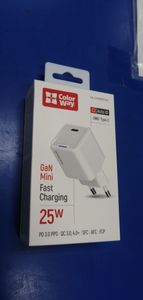 Б/у Зарядный блок Colorway gan mini 25w pd port pps usb-c black (cw-chs052pd 01-200830287