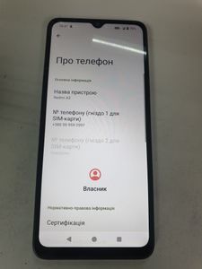 Б/в Мобільний телефон Xiaomi redmi a3 4/128gb 01-200839173