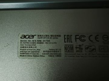 Б/в Ноутбук Acer 13/pentium n5000 ddr4/4gb ddr4/hdd *відсутній/ssd 128 gb/*інтегрована 01-200839266