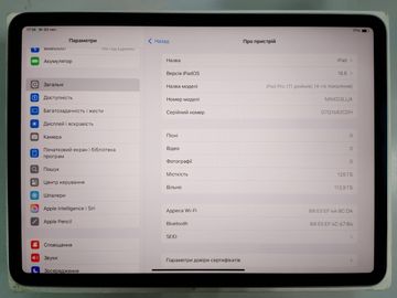 Б/в Планшет Apple ipad pro 11 2022 wi-fi 128gb 01-200860083