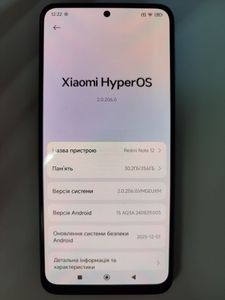 Б/в Мобільний телефон Xiaomi redmi note 12 8/256gb 01-200874958