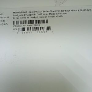 Б/в Смарт-годинник Apple watch series 10 gps 46mm alu. case 01-200887148