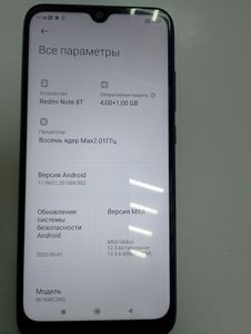 Б/в Мобільний телефон Xiaomi redmi note 8t 4/64gb 01-200919008