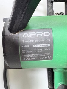 Б/в Пила дискова Apro с210 01-200941037