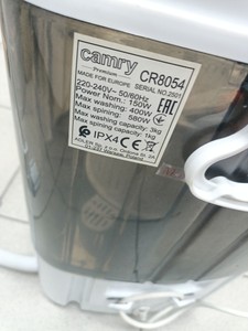 Б/у Стиральная машина Camry cr 8054 01-201028292