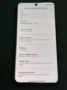 Б/в Мобільний телефон Xiaomi redmi note 15 pro 4g 12/256gb 01-201043536