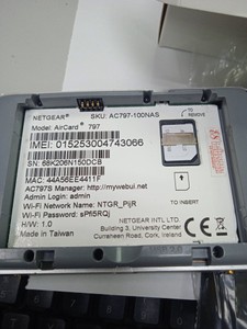 Б/в Бездротовий маршрутизатор Netgear aircard ac797s 01-201052884