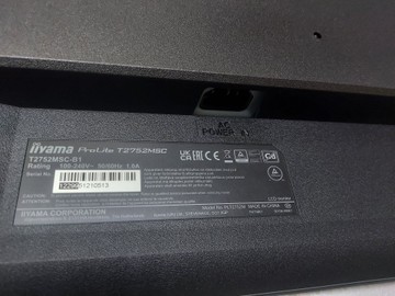 Б/в Монітор Iiyama t2752msc-b1 01-201059929