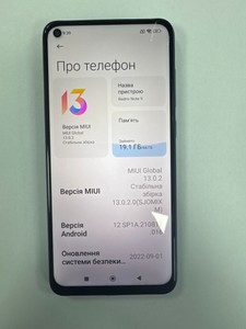 Б/в Мобільний телефон Xiaomi redmi note 9 3/64gb 01-201118520