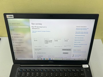 Б/в Ноутбук Dell 13/core i5 6300u ddr3/16gb ddr4/hdd *відсутній/ssd 256 gb/*інтегрована 01-201126695