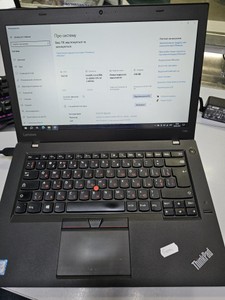 Б/в Ноутбук Lenovo 14/core i5 6300u ddr3/16gb ddr3/hdd *відсутній/ssd 120 gb/*інтегрована 01-201150648