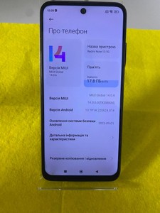 Б/в Мобільний телефон Xiaomi redmi note 10 5g 4/64gb 01-201169136