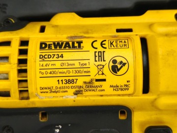Б/в Шурупокрут Dewalt dcd734 2 акб 1.3ah зп 01-201167314