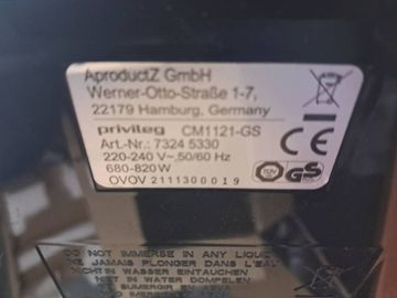 16-000255118: Privileg cm1121 gs