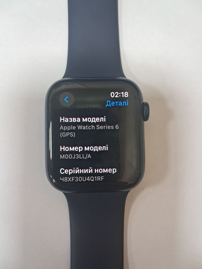 watch series 6 gps aluminium case 44mm a2292