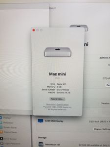 01-200599424: Apple mac mini 2023