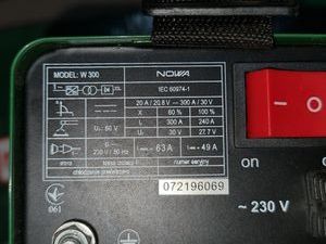 Б/у Сварочный аппарат Nowa w-300 01-200805330
