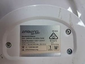 Б/у Бутербродница Ambiano sw-023 01-200782078