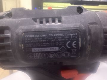 Б/у Шуруповерт Dnipro-M cd-201hbc compact 1акб 4ah зп 01-200828015
