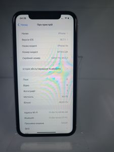Б/в Мобільний телефон Apple iphone xr 64gb 01-200830842