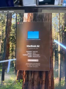 Б/в Ноутбук Apple macbook air 13,6" 2025 mc6t4 / apple m4/ 10 core gpu/ ram 16gb/ ssd 256gb/ a3240 01-200901095
