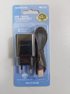 Б/в Мережевий зарядний пристрій Borofone ba20a type c 16-000275735