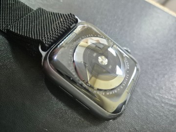Б/в Смарт-годинник Apple watch series 5 gps + cellular 44mm titanium case 01-200972669