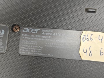 Б/в Ноутбук Acer 15/core i3-10110u ddr4/8gb ddr4/hdd *відсутній/ssd 250 gb/*інтегрована 01-200972359
