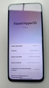 Б/у Мобільний телефон Xiaomi redmi 12 8/256gb 01-201025378