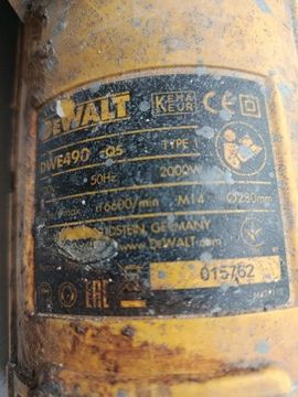 Б/в Кутова шліфмашина Dewalt dwe490 01-201024137