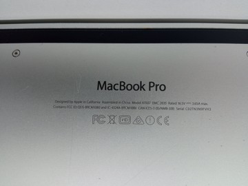Б/у Ноутбук Apple macbook pro/ a1502 13,3"/ core i5 2.7ghz/ram8gb/ssd256gb/iris 6100 01-201028605