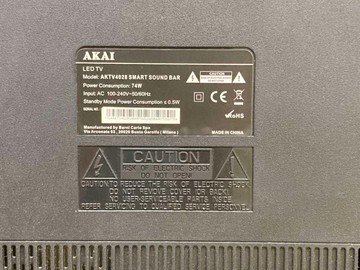 Б/в Телевізор Akai aktv4028 01-201044147