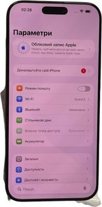 Б/в Мобільний телефон Apple iphone 16 pro max 256gb 01-201035514