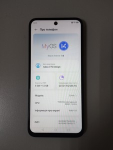 Б/в Мобільний телефон Zte nubia v70 design 8/256gb 01-201170667