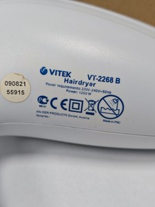 Б/в Фен Vitek vt-2268 01-201174461