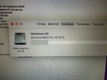 01-200779155: Apple a1466/core i5 1,8 ghz/ram 8gb/ssd 120gb/hd graphics 6000