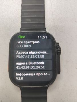Б/в Смарт годинник Borofone bd3 ultra smart watch 01-200821505