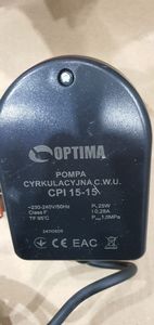 Б/у Насос циркуляційний для опалення Optima cpi 15-15 01-200832889
