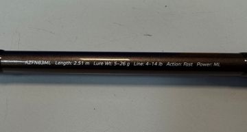 Б/в Спінінг Azura azura fortran neo 83ml 2.51м 5-26г 01-200856272