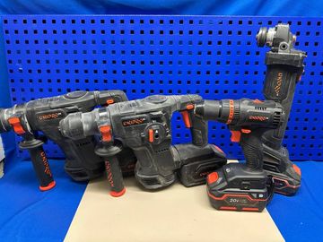 Б/в Набір інструментів Dnipro-M dhr-203 bcx /dhr-203 bcx /dga201bc /cd-201hbc /2акб 6ah/2акб 4ah/зп fc230 dual 01-200867182