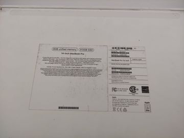 Б/в Ноутбук Apple macbook pro 14 / a2918 / apple m3/ ram8gb/ ssd512gb/ 10 core gpu 01-200891470