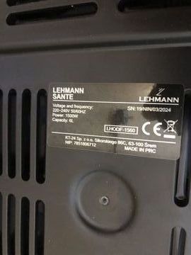 Б/в Фритюрниця Lehmann tanzi 01-200905145