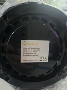 Б/в Соковижималка Nutrilovers nutri-press max 01-200902385