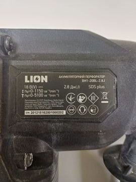 Б/в Перфоратор Lion bh1-20bl-2.8j 1акб зп 01-200920846