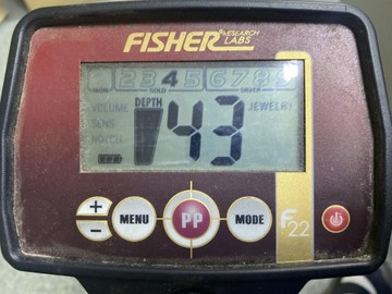 Б/у Металлоискатель Fisher f22 01-200947382