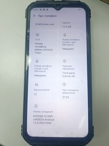 Б/в Мобільний телефон Doogee s100 pro 12/256gb 01-200978945