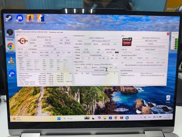 Б/в Ноутбук Lenovo yoga 7 2-in-1 14akp10 / amd ryzen ai 5 340 / ram 16gb / ssd 512gb / amd radeon 840m 01-200996749