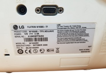 Б/в Монітор Lg flatron w1930s 01-200955428